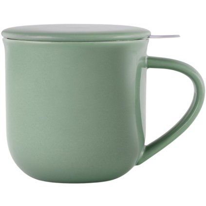 Vrč z infuzorjem za čaj MINIMA EVA 350 ml, zelena, porcelan, Viva Scandinavia