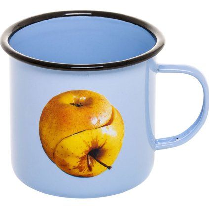 Lonček TOILETPAPER APPLE, 10 cm, modra, Seletti