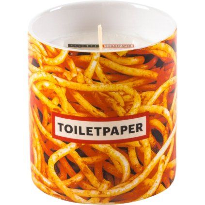 Dišeča sveča TOILETPAPER SPAGHETTI, 9,5 cm, Seletti