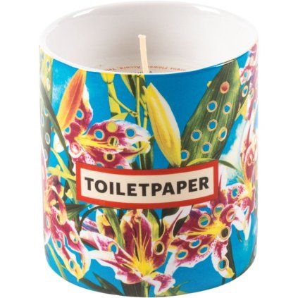 Dišeča sveča TOILETPAPER FLOWERS, 9,5 cm, Seletti