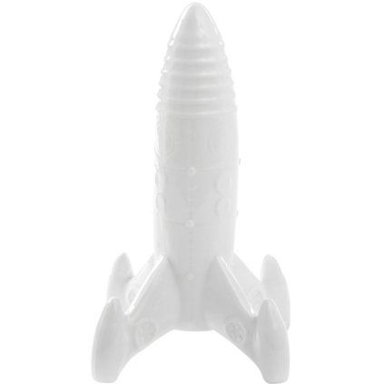 Dekoracija za dom MEMORABILIA MY SPACESHIP, 27 cm, bela, porcelan, Seletti