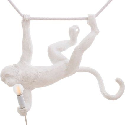Viseča svetilka MONKEY SWING, 59 cm, bela, Seletti