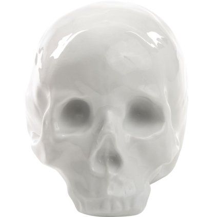 Dekoracija za dom MEMORABILIA MY SKULL, 25 cm, bela, porcelan, Seletti