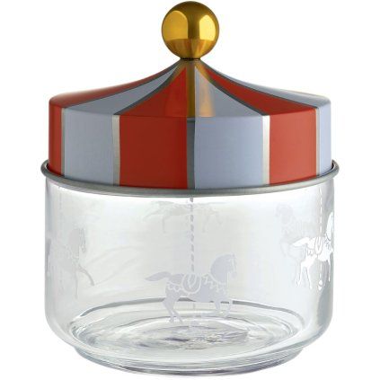 Kuhinjski kozarec za shranjevanje CIRCUS, 500 ml, prozoren, Alessi