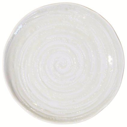 Krožnik za tapas WHITE SPIRAL, 16 cm, bela, MIJ 