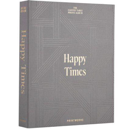 Foto album HAPPY TIMES, siva, Printworks