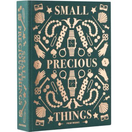 Škatla za nakit PRECIOUS THINGS, zelena, Printworks