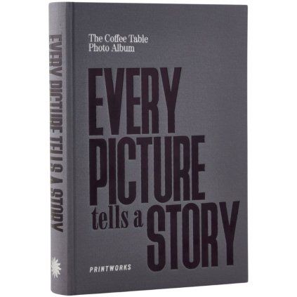 Foto album EVERY PICTURE TELLS A STORY, siva, Printworks