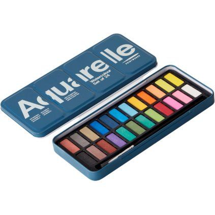 Akvarelne barve AQUARELLE, 24 kos, Printworks