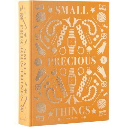 Škatla za nakit PRECIOUS THINGS, rumena, Printworks