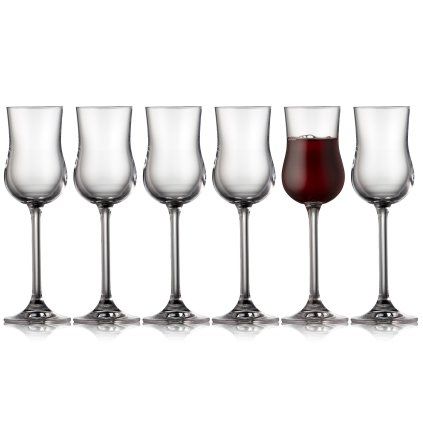 Kozarec za žgane pijače, JUVEL, set 6 kosov, 90 ml, Lyngby Glas