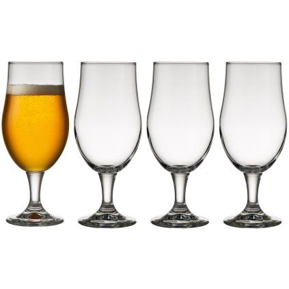 Kozarec za pivo JUVEL, set 4 kosov, 490 ml, Lyngby Glas