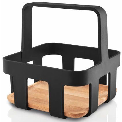 Servirno stojalo NORDIC KITCHEN 18 cm, črna, plastika, Eva Trio