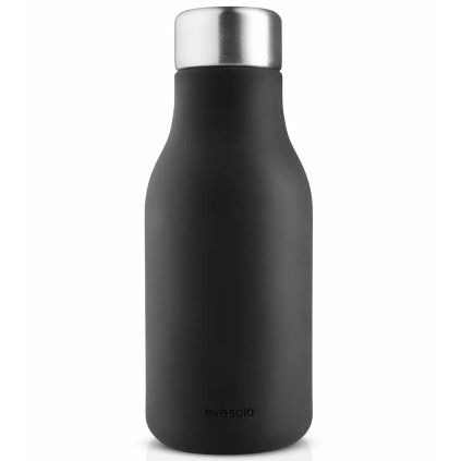 Dozator za milo za roke 200 ml, črna, silikon, Eva Trio