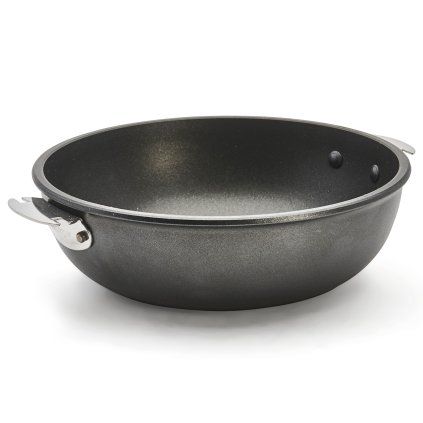 Ponev za praženje CHOC EXTREME LOQY, 24 cm, črna, aluminij, de Buyer