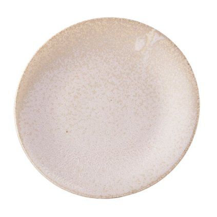 Stranski krožnik WHITE FADE, 21 cm, bež, MIJ