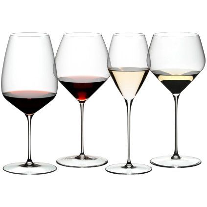 Kozarec za vino VELOCE, Sauvignon Blanc, set 4 kosov, degustacijski, Riedel