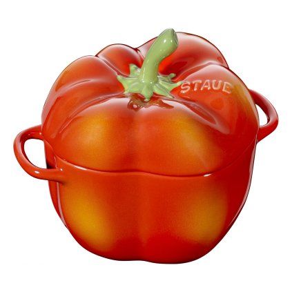 Lonček v obliki paprike 0,45 l oranžno-rdeč Staub