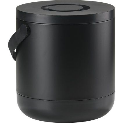 Kuhinjski koš za bio odpadke CIRCULAR, 15 l, črna, plastika, Zone Denmark