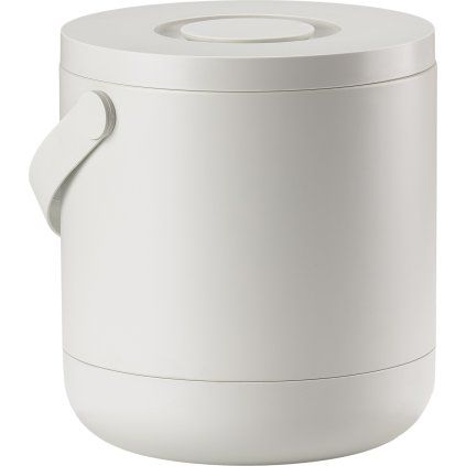 Koš za bio odpadke CIRCULAR, 15 l, svetlo siva, plastika, Zone Denmark