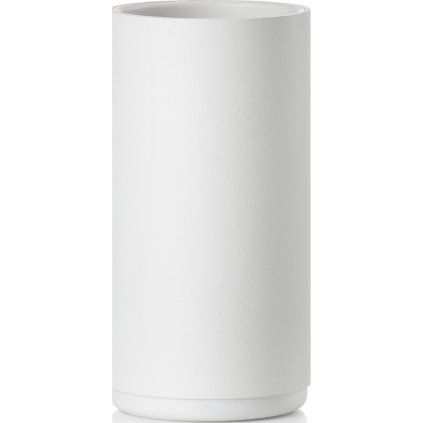 Lonček za zobne ščetke RIM, 14 cm, bela, aluminij, Zone Denmark