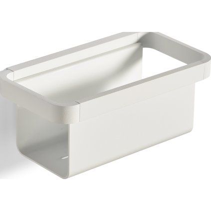 Tuš polica RIM, 22 cm, globoka, bela, aluminij, Zone Denmark