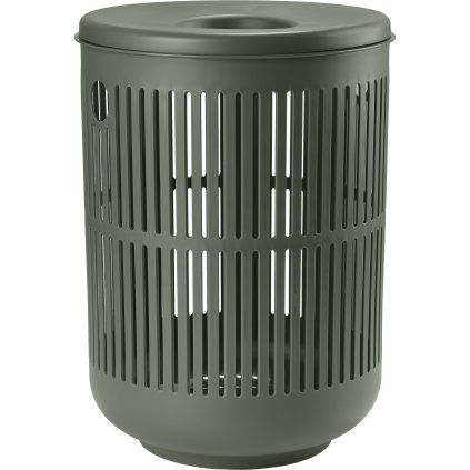 Koš za perilo UME, 60 l, olivno zelena, plastika, Zone Denmark