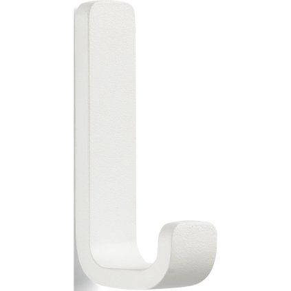 Kljukica za brisače RIM, 8 cm, bela, aluminij, Zone Denmark