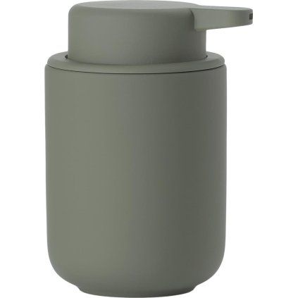 Dozirnik za milo UME, 250 ml, olivno zelena, keramika, Zone Denmark