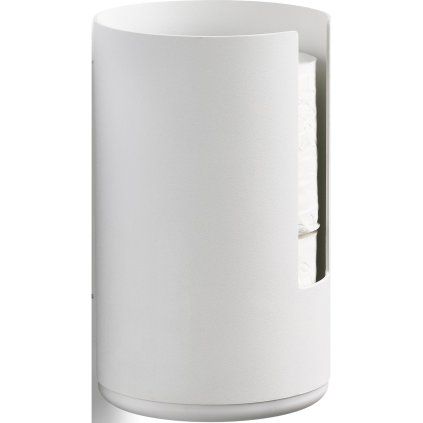 Nosilec wc rolic RIM, 22 cm, stenska montaža, bela, aluminij, Zone Denmark