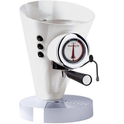 Espresso aparat za kavo DIVA EVOLUTION, 0,8 l, bel, iz nerjavečega jekla, Bugatti