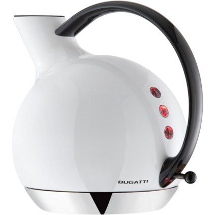 Električni kotliček GIULIETTA 1,2 l, bela, nerjaveče jeklo, Bugatti