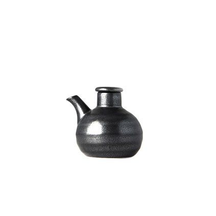Lonček za sojo MODERN BLACK, 150 ml, črn, MIJ