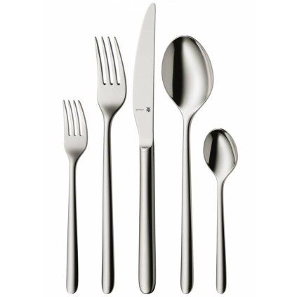 Set jedilnega pribora FLAME PLUS, set 3 kosov, srebrni, iz nerjavečega jekla, WMF