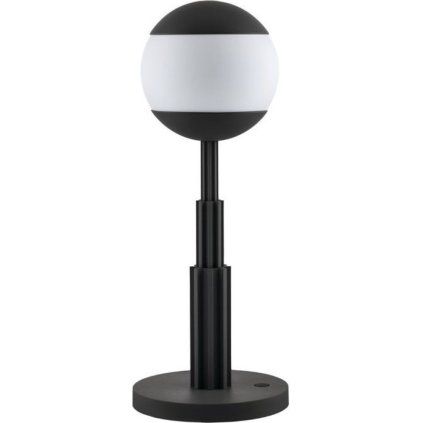 LED namizna svetilka AR04, 47 cm, črna, Alessi
