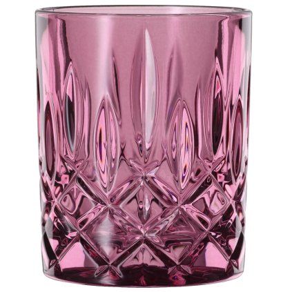Kozarci za viski NOBLESSE COLORS, set 2, 295 ml, jagodičevje, Nachtmann