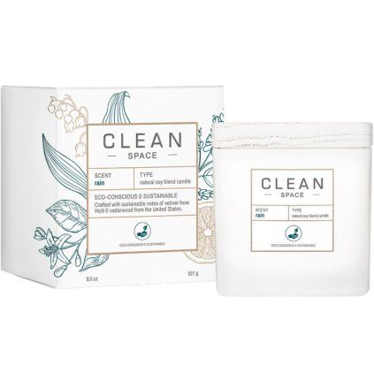 Dišeča sveča RAIN, 227 g, Clean