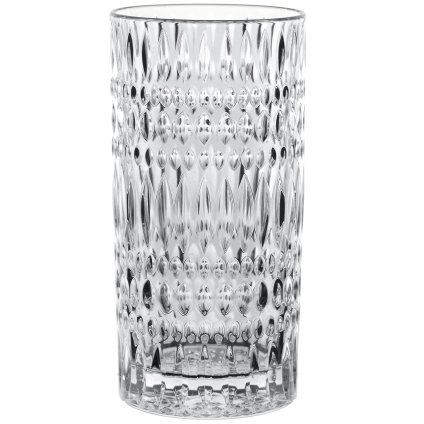Visoki kozarci za pijačo ETHNO, set 4, 434 ml, prozorni, Nachtmann