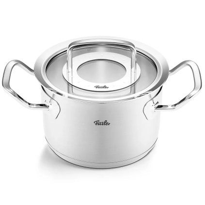 Lonec za kuhanje ORIGINAL PROFI, 16 cm, srebrn, iz nerjavečega jekla, Fissler