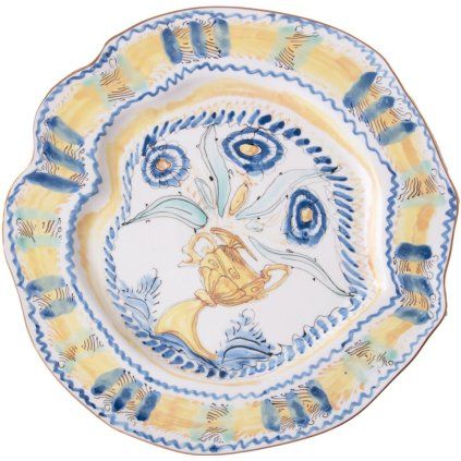Jedilni krožnik DIESEL CLASSICS ON ACID SPANISH YELLOW, 28 cm, rumena barva, porcelan, Seletti