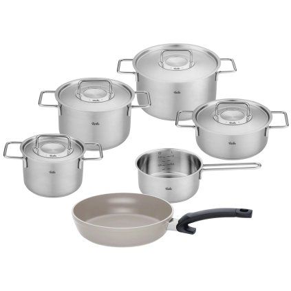 Set posode PURE + univerzalna ponev CERATAL COMFORT, set 6, Fissler