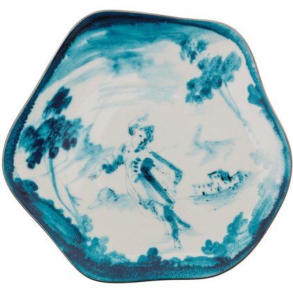 Desertni krožnik DIESEL CLASSICS ON ACID FIORENTINO, 21 cm, modra, porcelan, Seletti
