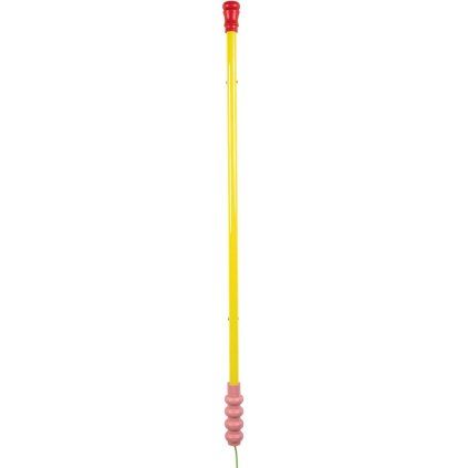 Dekorativna stenska svetilka SUPERLINEA, 141,5 cm, rumena barva, les/plastika, Seletti