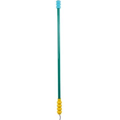 Dekorativna stenska svetilka SUPERLINEA, 141,5 cm, zelena, les/plastika, Seletti