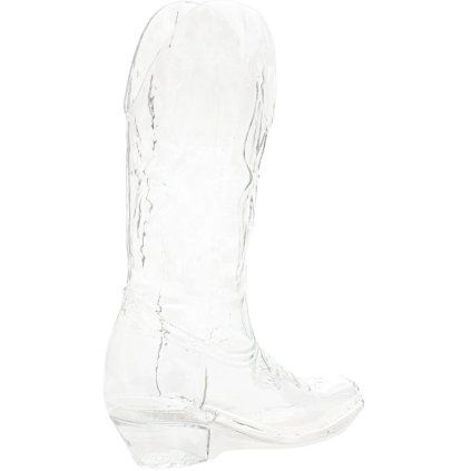 Vaza CRYSTALBOOTIE, 28 cm, prozorna, steklo, Seletti