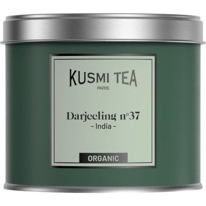 Črni čaj DARJEELING N°37, pločevinka s 100 g čaja v lističih, Kusmi Tea