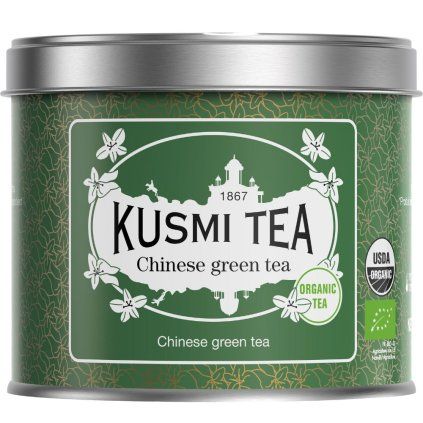 Zeleni čaj CHINESE GREEN TEA, 100 g pločevinka čaja v lističih, Kusmi Tea