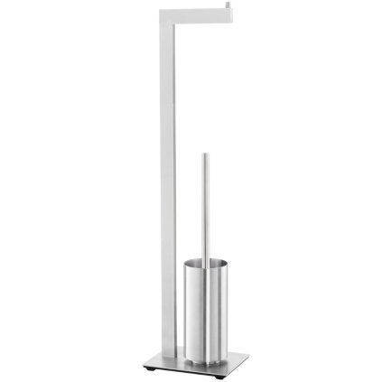 Toaletni nastavek LINEA, 72 cm, mat, iz nerjavečega jekla, Zack