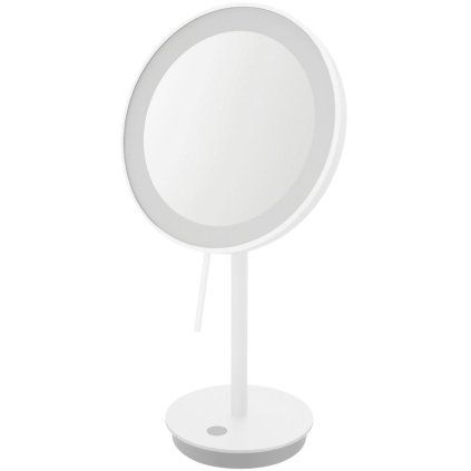 Kozmetično ogledalo ALONA, 20 cm, bela, iz nerjavečega jekla, Zack