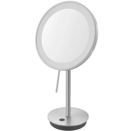 Kozmetično ogledalo ALONA, 20 cm, mat, iz nerjavečega jekla, Zack